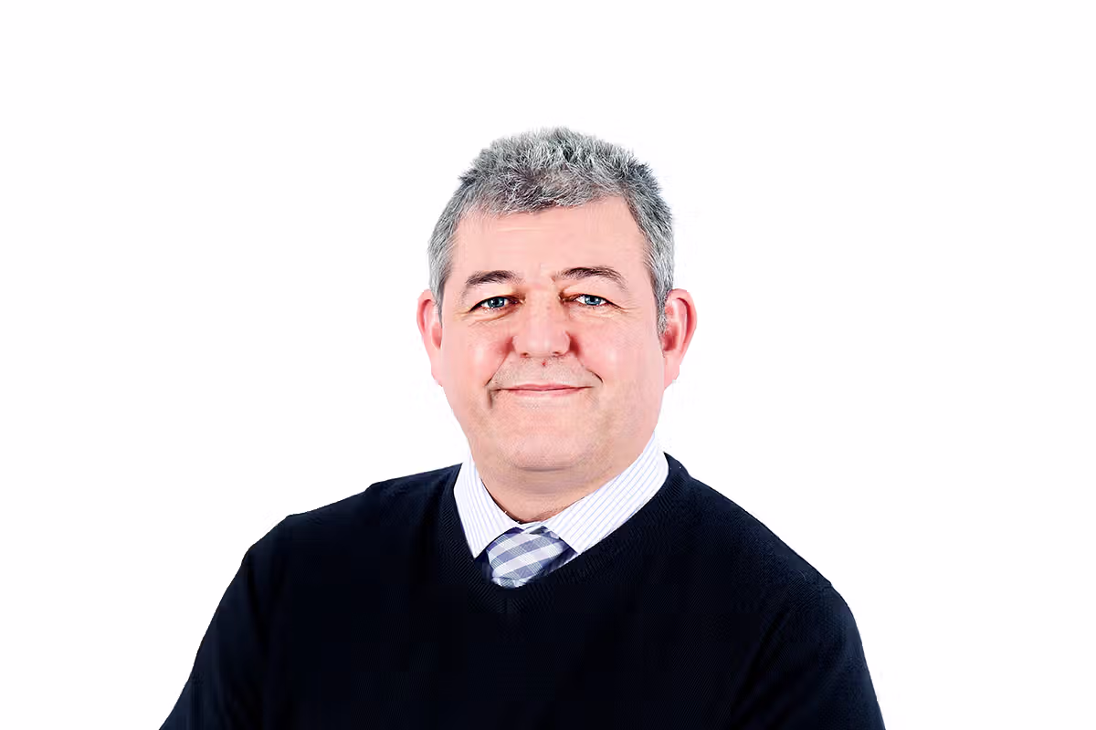 Corporate management headshot for website and profile use