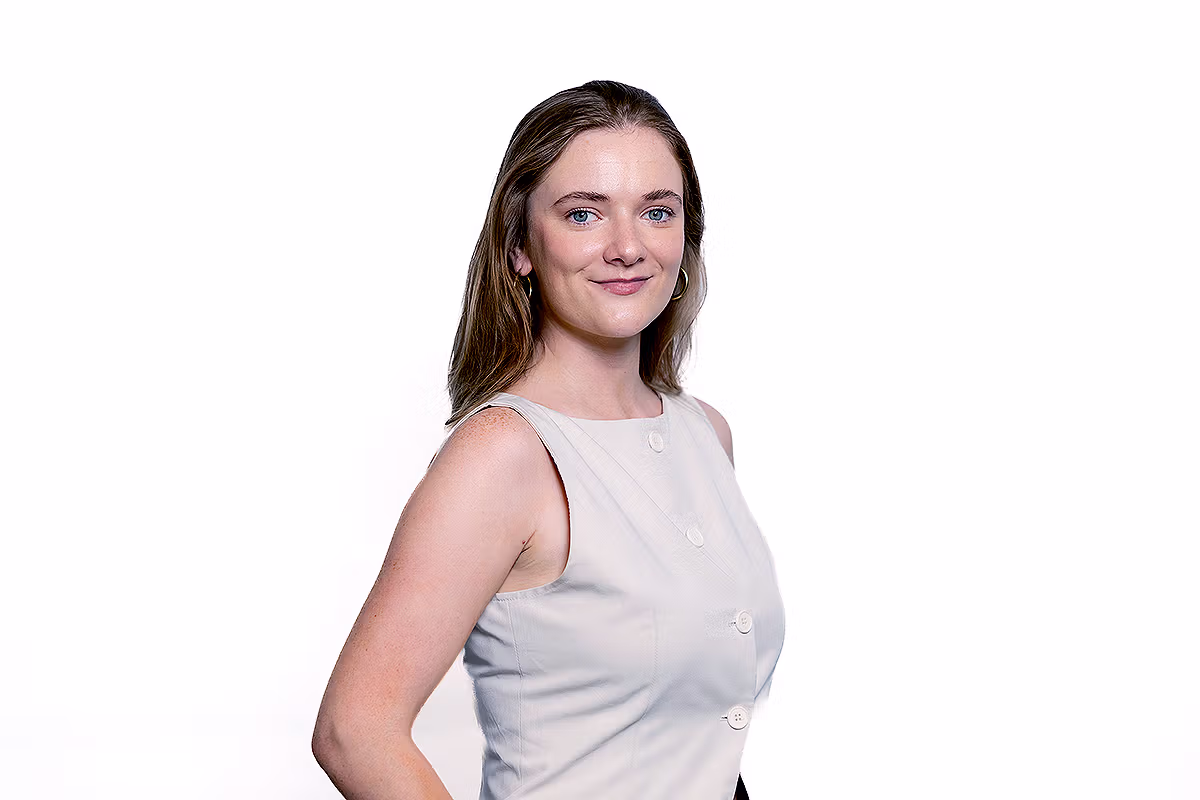 Corporate headshot photographer producing a clean executive portrait for business use